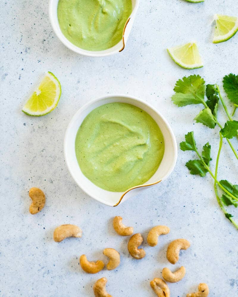 Cilantro Sauce.