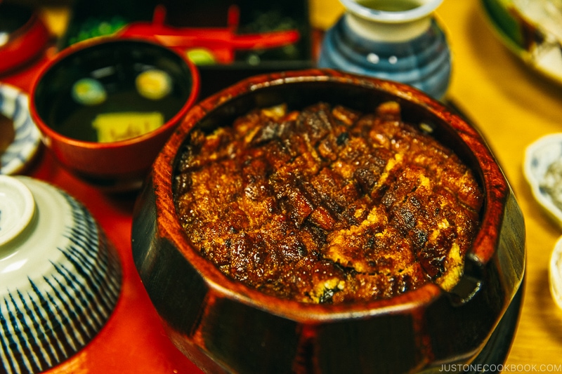 Hitsumabushi at Atsuta Horaiken | Easy Japanese Recipes at fancyfoodsshow.com