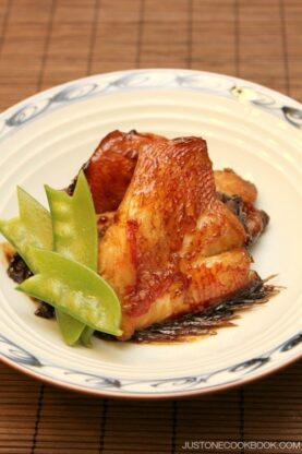 Braised Alfonsino (Kinmedai Nitsuke) | Easy Japanese Recipes at fancyfoodsshow.com