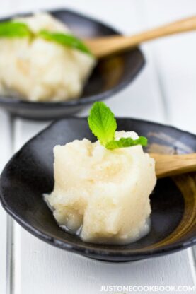 Lychee Coconut Sorbet | Easy Japanese Recipes at fancyfoodsshow.com