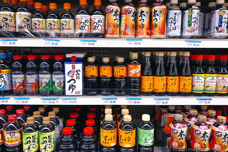 Mentsuyu / Tsuyu (Japanese Noodle Soup Base) | Easy Japanese Recipes at fancyfoodsshow.com