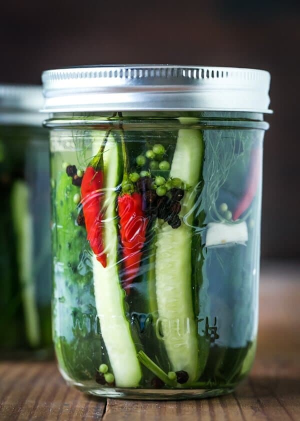 refrigerator dill pickles