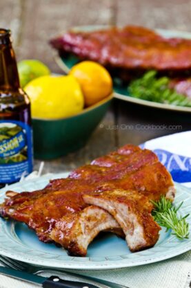 Smoked Baby Back Ribs | Easy Japanese Recipes at fancyfoodsshow.com