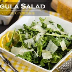 Arugula Salad | Easy Japanese Recipes at fancyfoodsshow.com