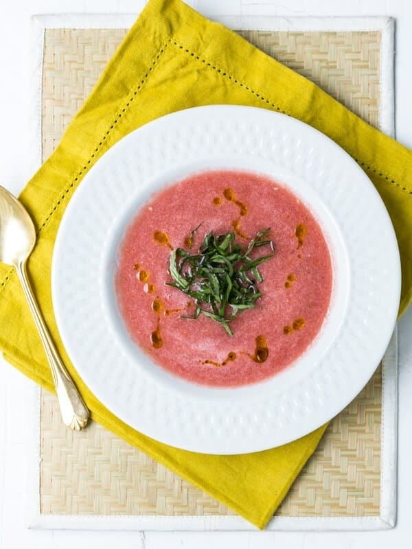 Watermelon gazpacho