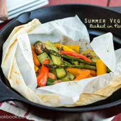 Summer Vegetables Baked in Parchment | Easy Japanese Recipes at fancyfoodsshow.com