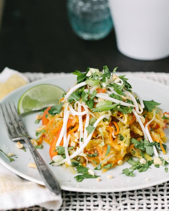 Spaghetti Squash Pad Thai 