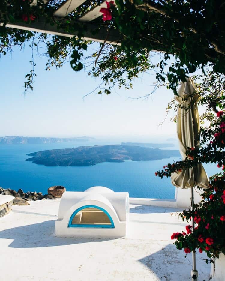 Greek nachos | photo of Santorini Greece