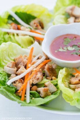Thai Chicken Lettuce Wraps | fancyfoodsshow.com
