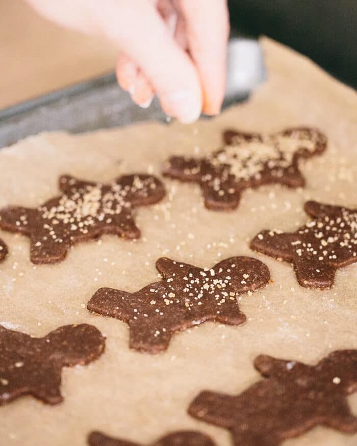 Soft Gingerbread Cookies with turbinado sugar | Gingerbread cookie recipe