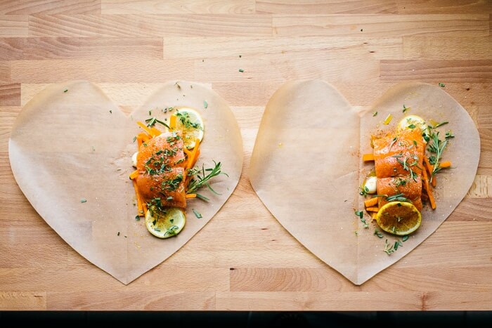 Salmon en Papillote with Roasted Potatoes | Fancy Foods Show