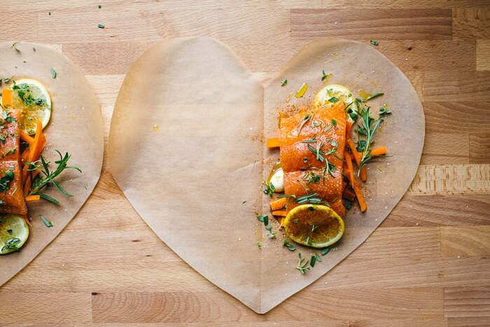 Salmon en Papillote with Roasted Potatoes | Fancy Foods Show