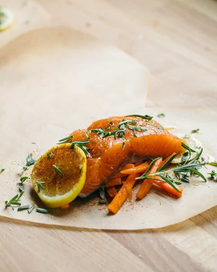 Salmon en Papillote with Roasted Potatoes | Fancy Foods Show