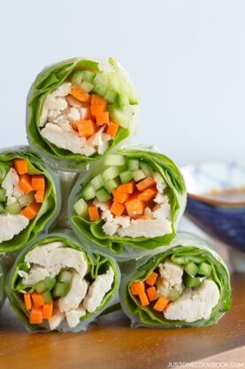 Chicken Spring Rolls | Easy Japanese Recipes at fancyfoodsshow.com