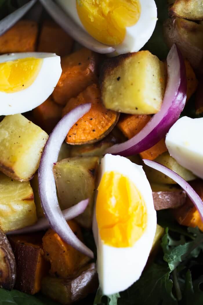 Healthy Potato Salad with Hard-boiled Egg