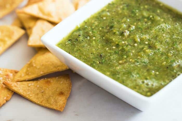 Roasted Tomatillo Salsa (Salsa Verde) | Fancy Foods Show