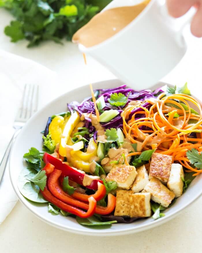 Thai Salad with Peanut Sauce Dressing | Fancy Foods Show