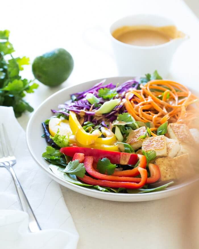 Thai Salad with Peanut Sauce Dressing | Fancy Foods Show