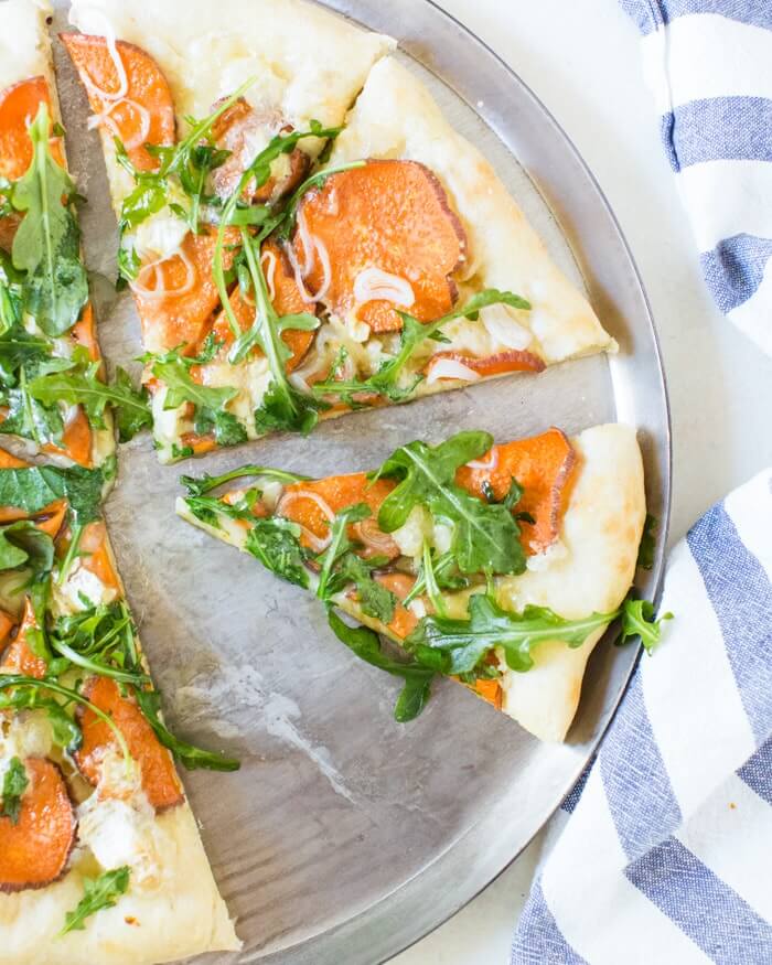 Sweet Potato Pizza with Brie