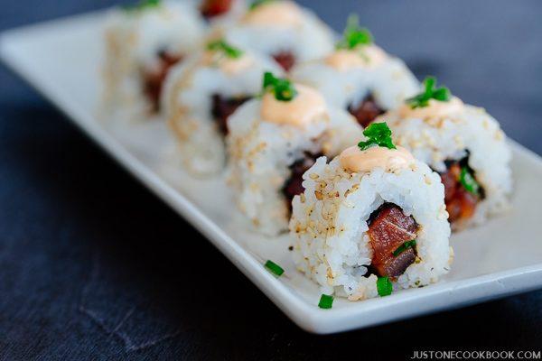 Spicy Tuna Rolls | Easy Japanese Recipes at fancyfoodsshow.com