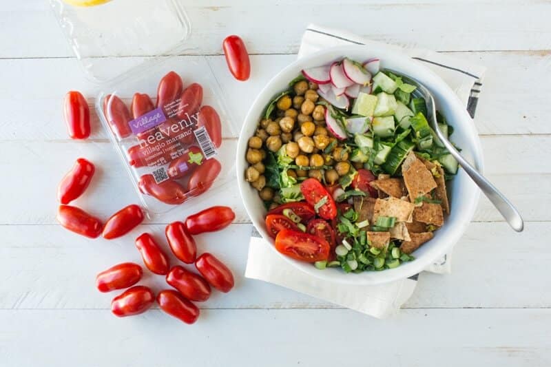 Chickpea Fattoush Salad Bowl | What is fattoush? 
