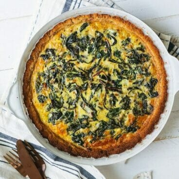 Chard Quiche with Almond Crust | Fancy Foods Show
