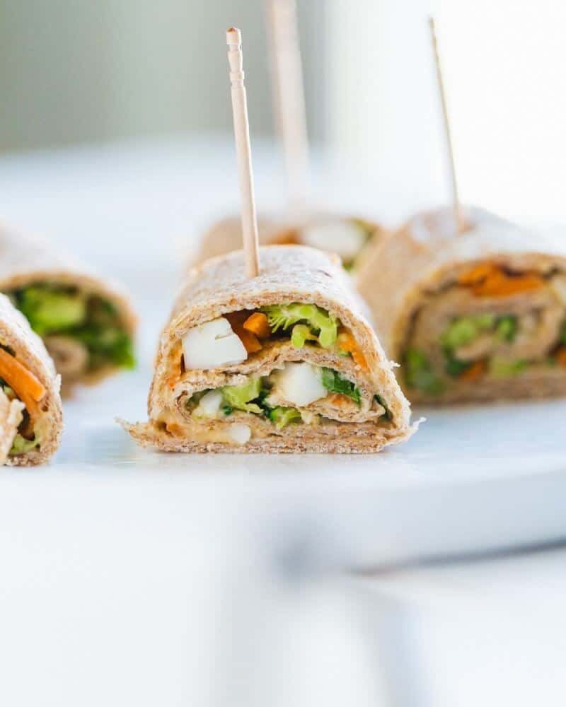 Hummus and Veggie Roll Ups | Fancy Foods Show
