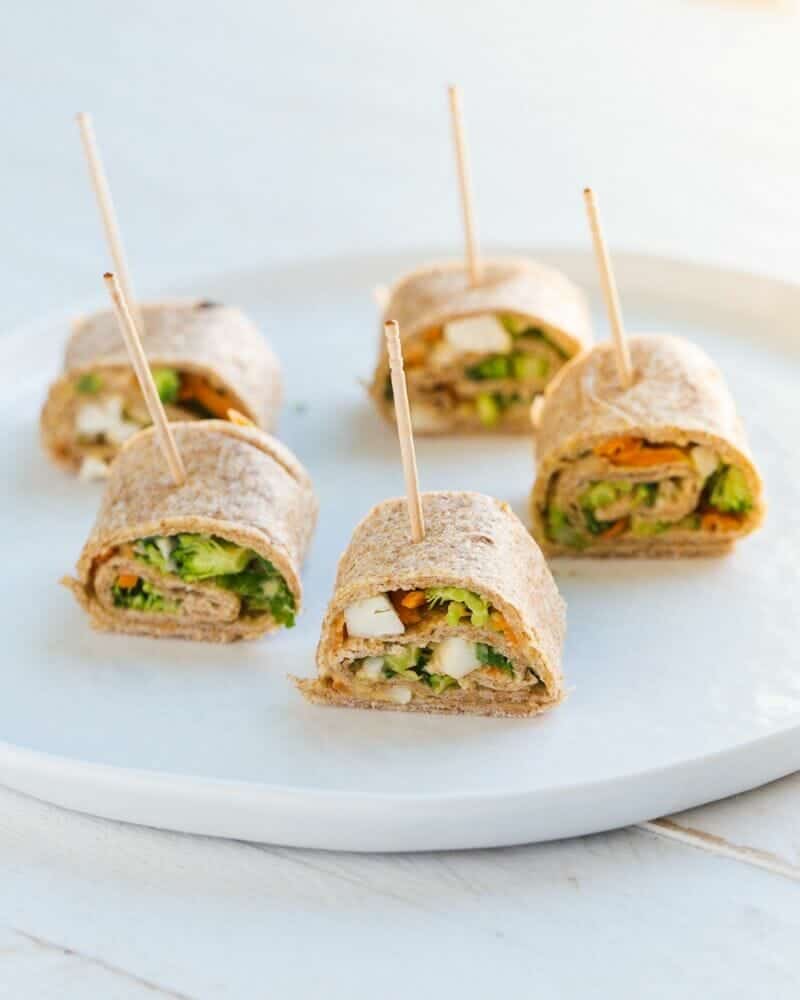 Hummus and Veggie Roll Ups | Fancy Foods Show