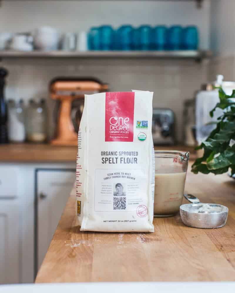 Flour in kitchen