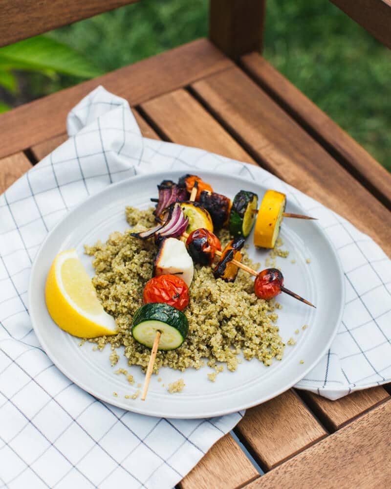 Greek Grilled Veggie Skewers & Summer Grilling | Fancy Foods Show