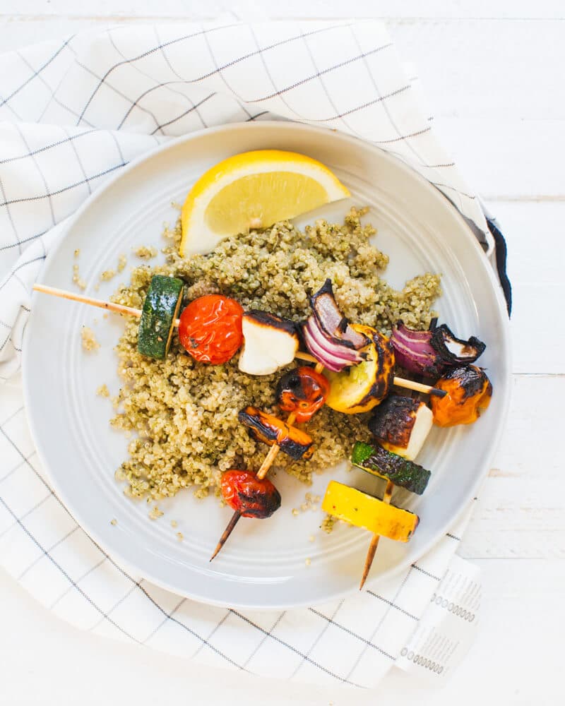 Greek Grilled Veggie Skewers & Summer Grilling | Fancy Foods Show