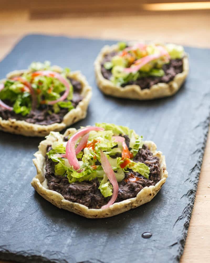 Authentic Mexican sopes