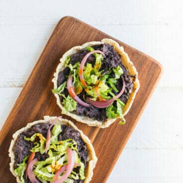 Homemade Sopes with Black Beans | Fancy Foods Show