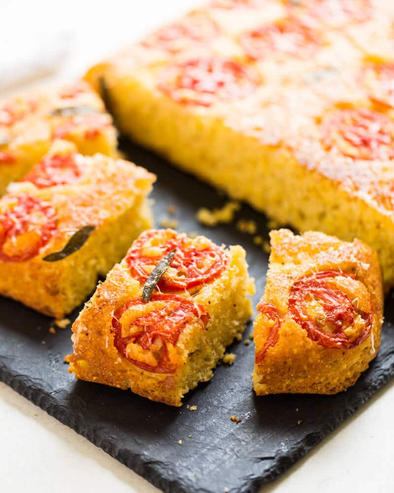 Tomato Sage Parmesan Cornbread | Fancy Foods Show