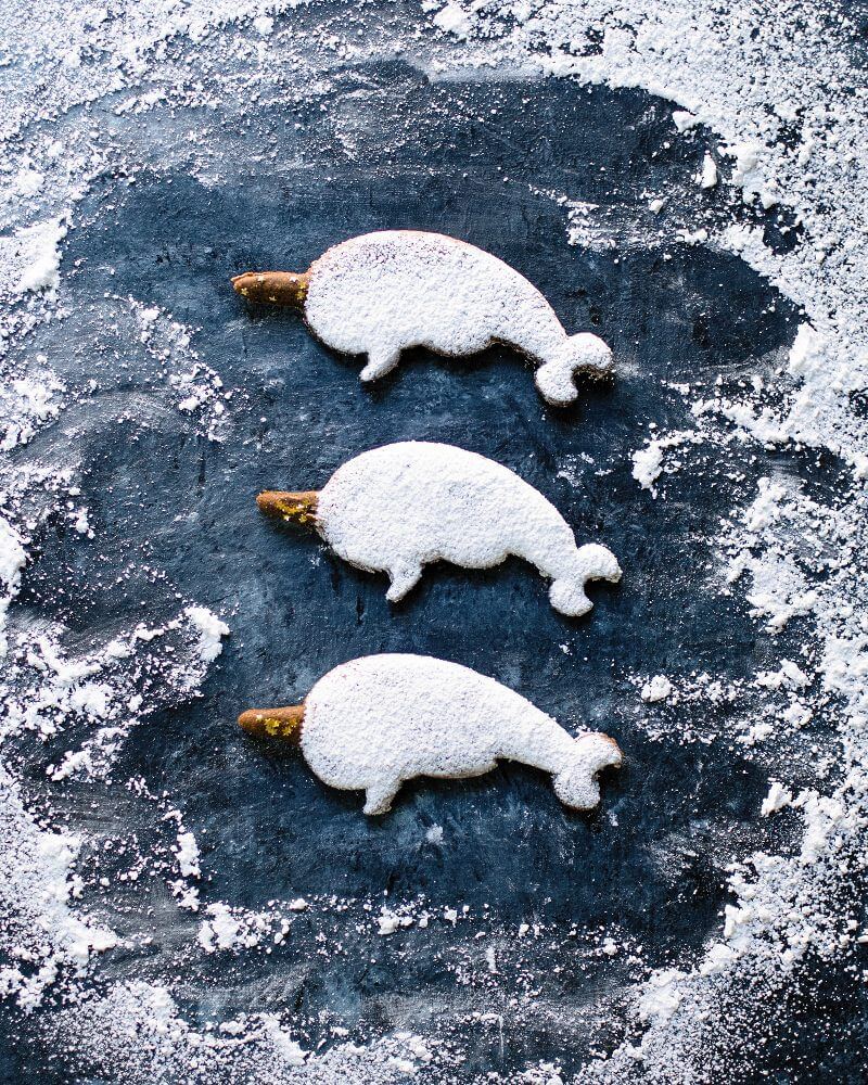 Narwhal Gingerbread Cutout Cookies | Fancy Foods Show