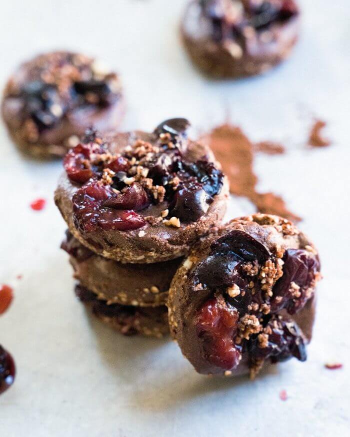 Chocolate Cherry Dessert Bites | Chocolate Cherry Tart