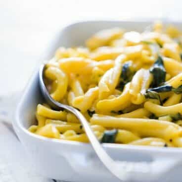 Creamy Yogurt Mac and Cheese with Spinach | Fancy Foods Show