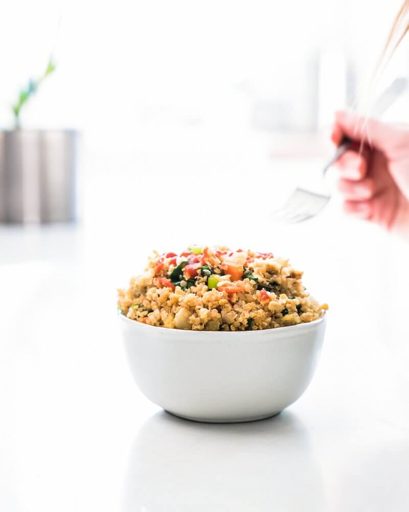 Quinoa fried rice