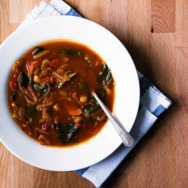 Tomato Sage Chickpea Soup | Fancy Foods Show