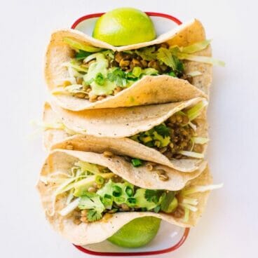"Verde" Lentil Vegan Tacos | Fancy Foods Show