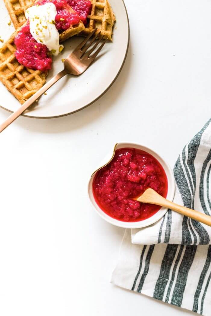 Hot Pink Rhubarb Compote | Fancy Foods Show