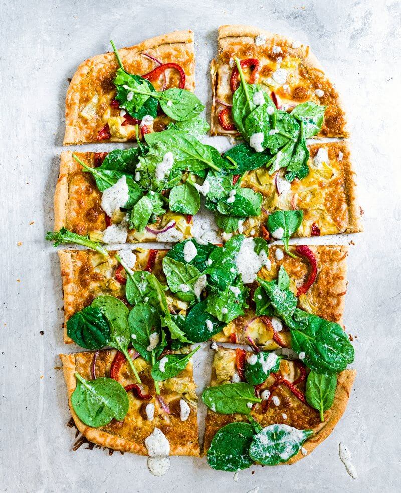 Yogurt Ranch Salad Pizza | Fancy Foods Show