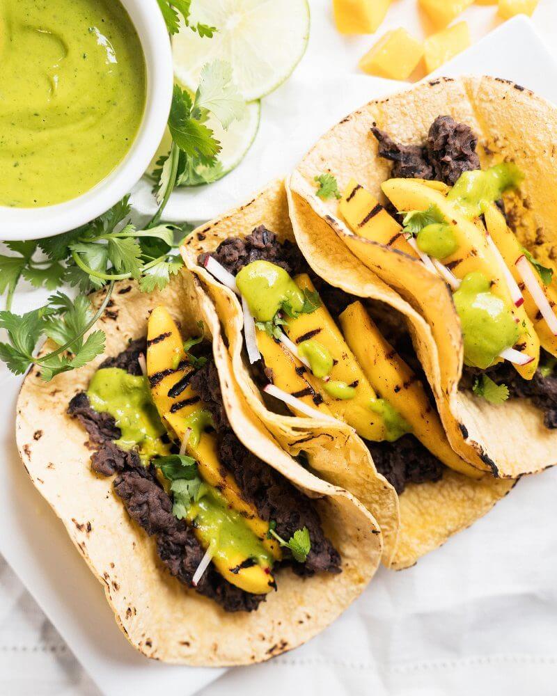Grilled Mango Tacos with Dream Sauce | Fancy Foods Show