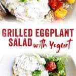 Grilled Eggplant Salad with Yogurt