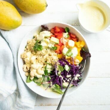 Tropical Mango Quinoa Bowls with Citrus Drizzle | Fancy Foods Show