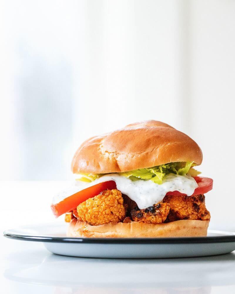 Grilled Buffalo Cauliflower Sandwich | Fancy Foods Show