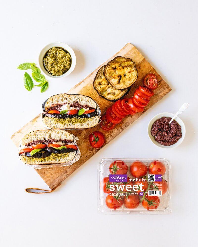 How to make an eggplant sandwich
