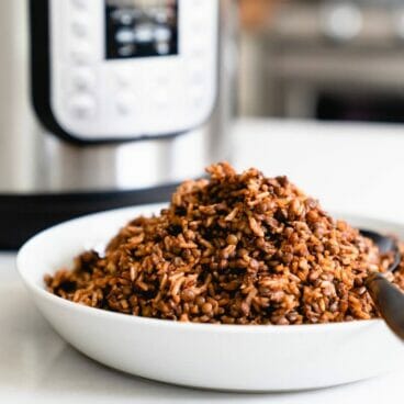 Smoky Instant Pot Lentils and Rice (Pressure Cooker) | Fancy Foods Show
