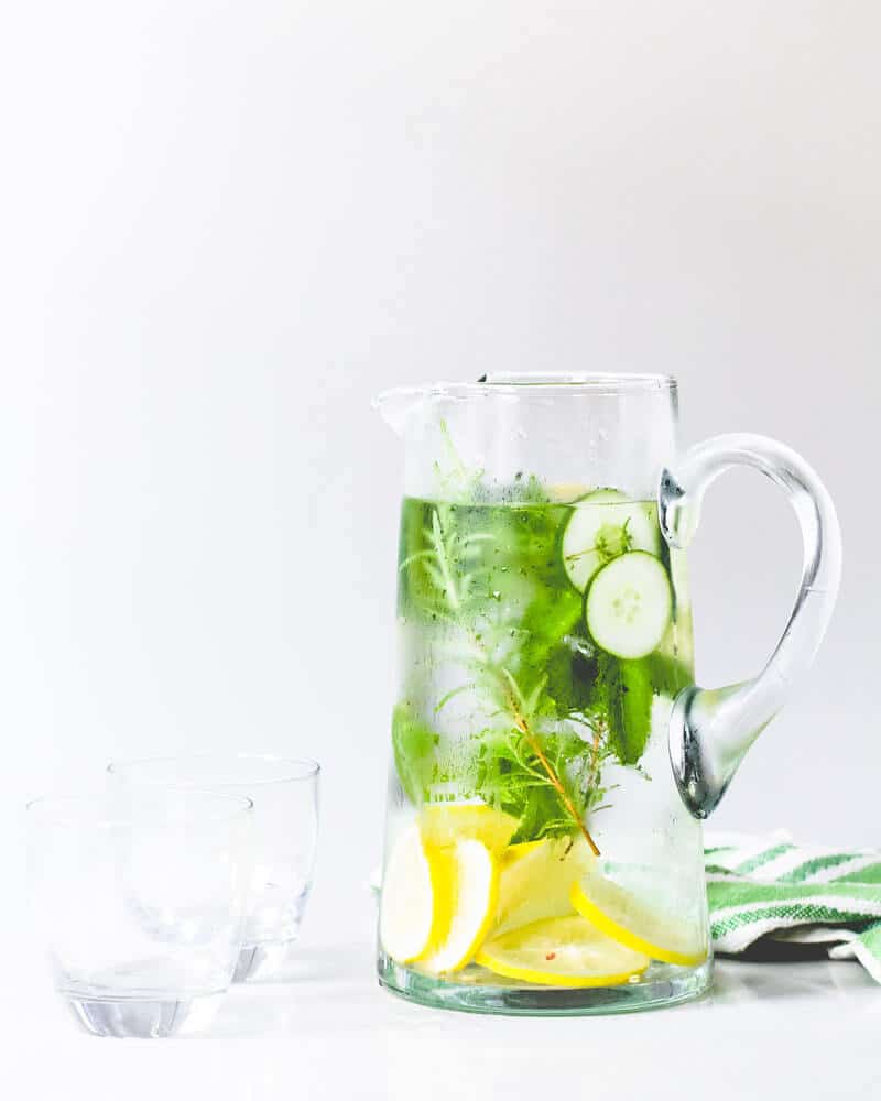 Lemon Herb Cucumber Water Recipe
