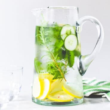 Lemon Herb Cucumber Water Recipe